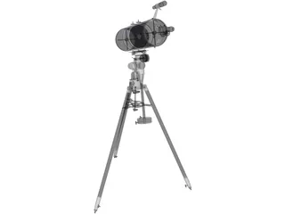 Electronic Telescope 3D Model preview