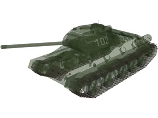 T-34 Tank 3D Model preview
