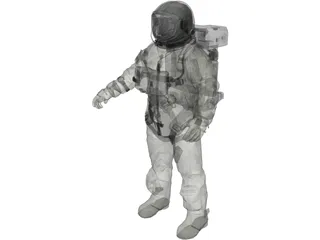 Space Suit 3D Model preview