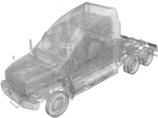 Ural Next Truck 3D Model preview