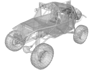 Dune Buggy 3D Model preview