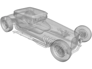 Rat Rod 3D Model preview