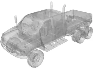 GMC C4500 Top Kick 6x6 3D Model preview