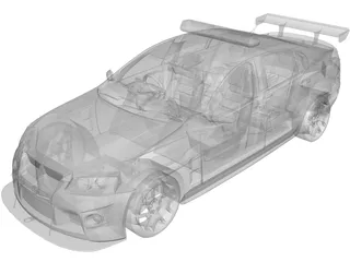 Holden HSV W427 Police 3D Model preview
