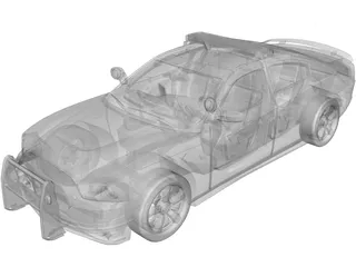 Dodge Charger SRT-8 2012 Police 3D Model preview