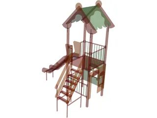 Park Slides 3D Model preview