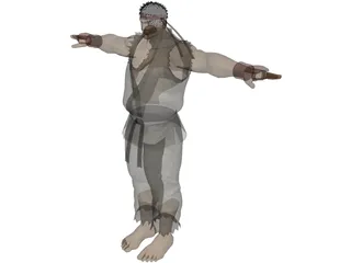 Ryu 3D Model preview