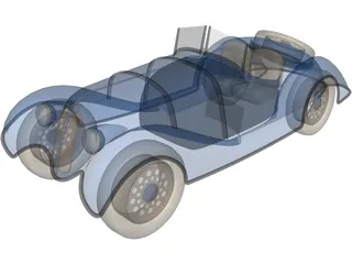 BMW 507 3D Model preview