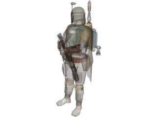 Boba Fett 3D Model preview