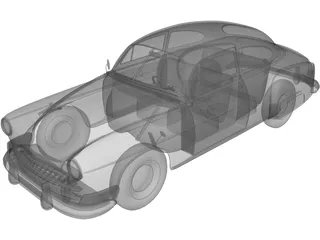 Chevrolet Fleetline (1942) 3D Model preview