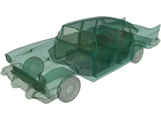Chevrolet Bel Air Classic (1952) 3D Model preview