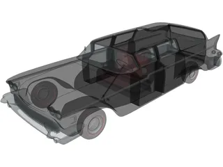 Hearse (1950) 3D Model preview