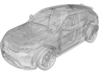 Land Rover Evoque (2018) 3D Model preview