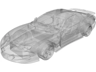 Pontiac Firebird Trans Am WS6 3D Model preview