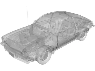 Ford Pinto Runabout (1973) 3D Model preview
