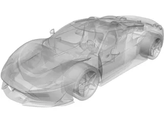 Ferrari J50 (2017) 3D Model preview