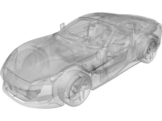 Ferrari Portofino (2018) 3D Model preview