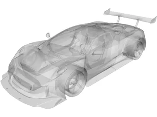 Jaguar C-X75 R3 Spec (2017) 3D Model preview