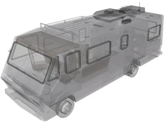 Fleetwood RV Motorhome 3D Model preview