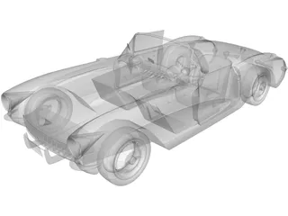 Chevrolet Corvette C1 (1957) 3D Model preview