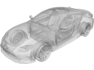 Lexus RC350 Coupe (2015) 3D Model preview