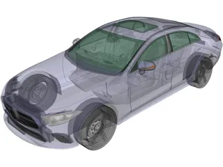 Mercedes-Benz CLS 450 (2018) 3D Model preview
