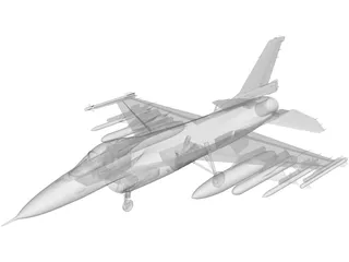 Mitsubishi F-2 Viper Zero 3D Model preview