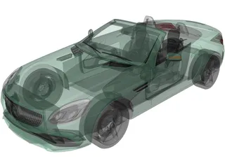 Mercedes-Benz SLC 300 3D Model preview
