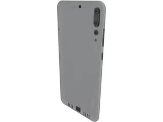 Huawei P20 Pro 3D Model preview