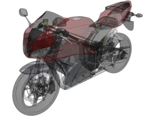 Honda CBR 600RR (2009) 3D Model preview