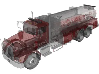 Peterbuilt Tanker 3D Model preview