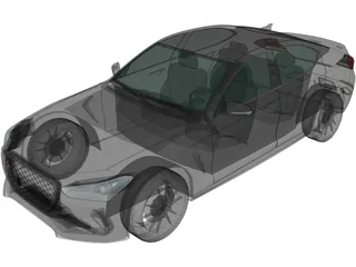 Genesis G70 (2018) 3D Model preview