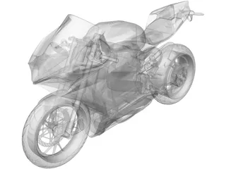 Ducati Panigale 1299 3D Model preview