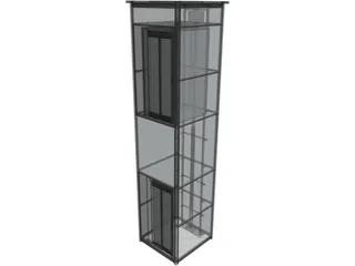Elevator 3D Model preview