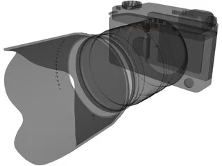 Panasonic DMC-L1 3D Model preview