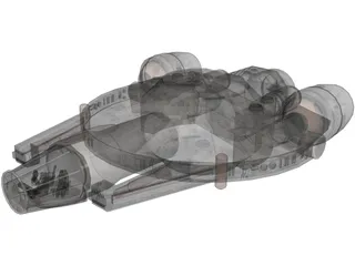 YT-1760 Freighter 3D Model preview