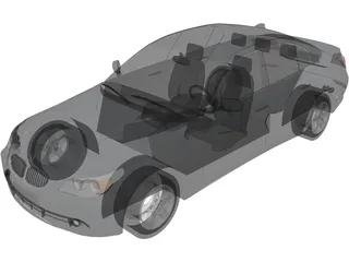BMW 530d E39 3D Model preview