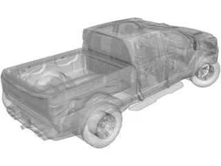 Nissan Titan (2017) 3D Model preview