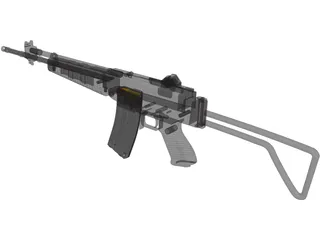 Beretta SC70 3D Model preview