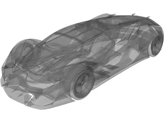 Lamborghini Terzo Millennio 3D Model preview