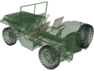 Jeep Willys 3D Model preview
