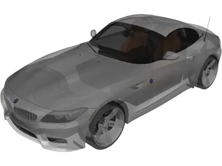 BMW Z4 (2014) 3D Model preview
