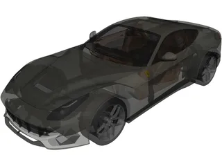 Ferrari F12 Berlinetta (2014) 3D Model preview
