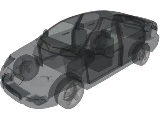 Pontiac G3 (2009) 3D Model preview