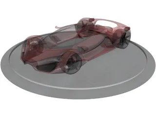 Ferrari F80 Concept 3D Model preview