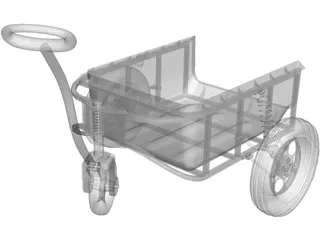 Cart 3D Model preview