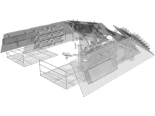 Turret RhM Waffentragger 3D Model preview