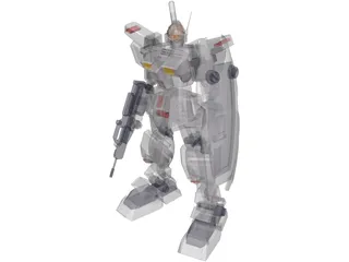 RGM-79N GM Custom 3D Model preview