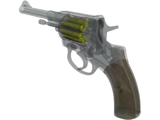 Na Gan Revolver 3D Model preview