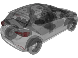 Fiat Argo (2017) 3D Model preview